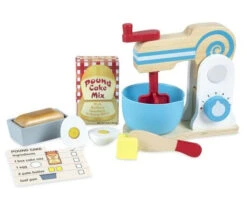 Melissa & Doug Make A Cake Wooden Mixer Set