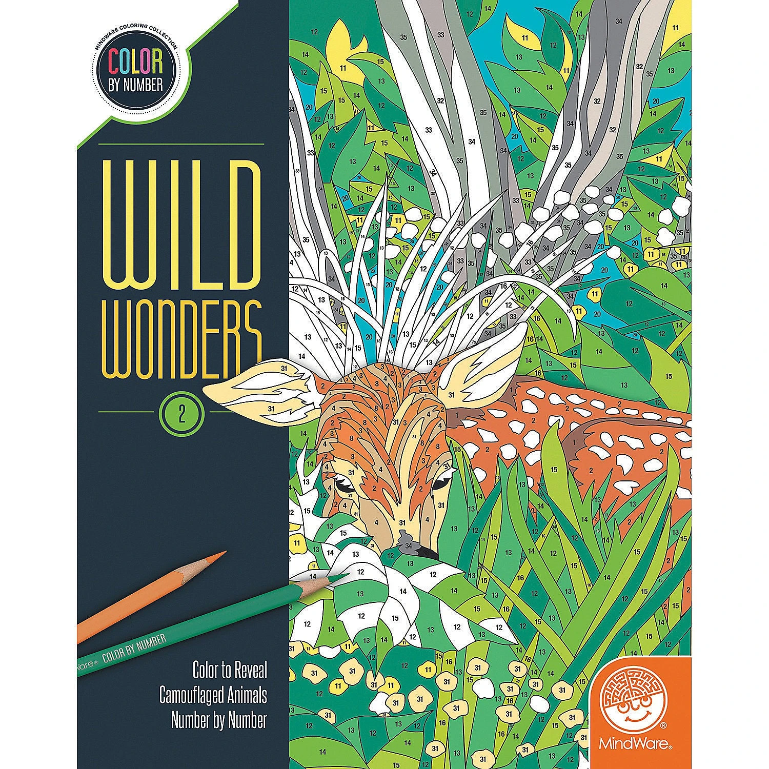MindWare Wild Wonders 2 Color By Number