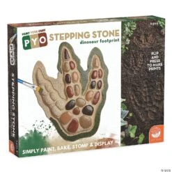 MindWare Paint Your Own Stepping Stone Dinosaur Footprint