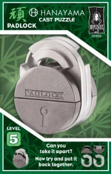 University Games Hanayama Puzzle - Padlock Lvl 5