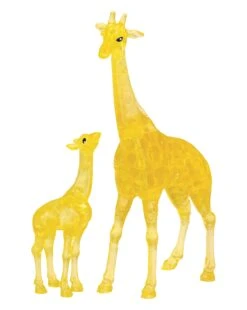 University Games Giraffe And Baby 3D Crystal Puzzle