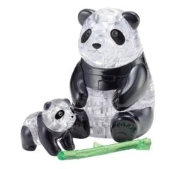 University Games Panda With Baby 3D Crystal Puzzle