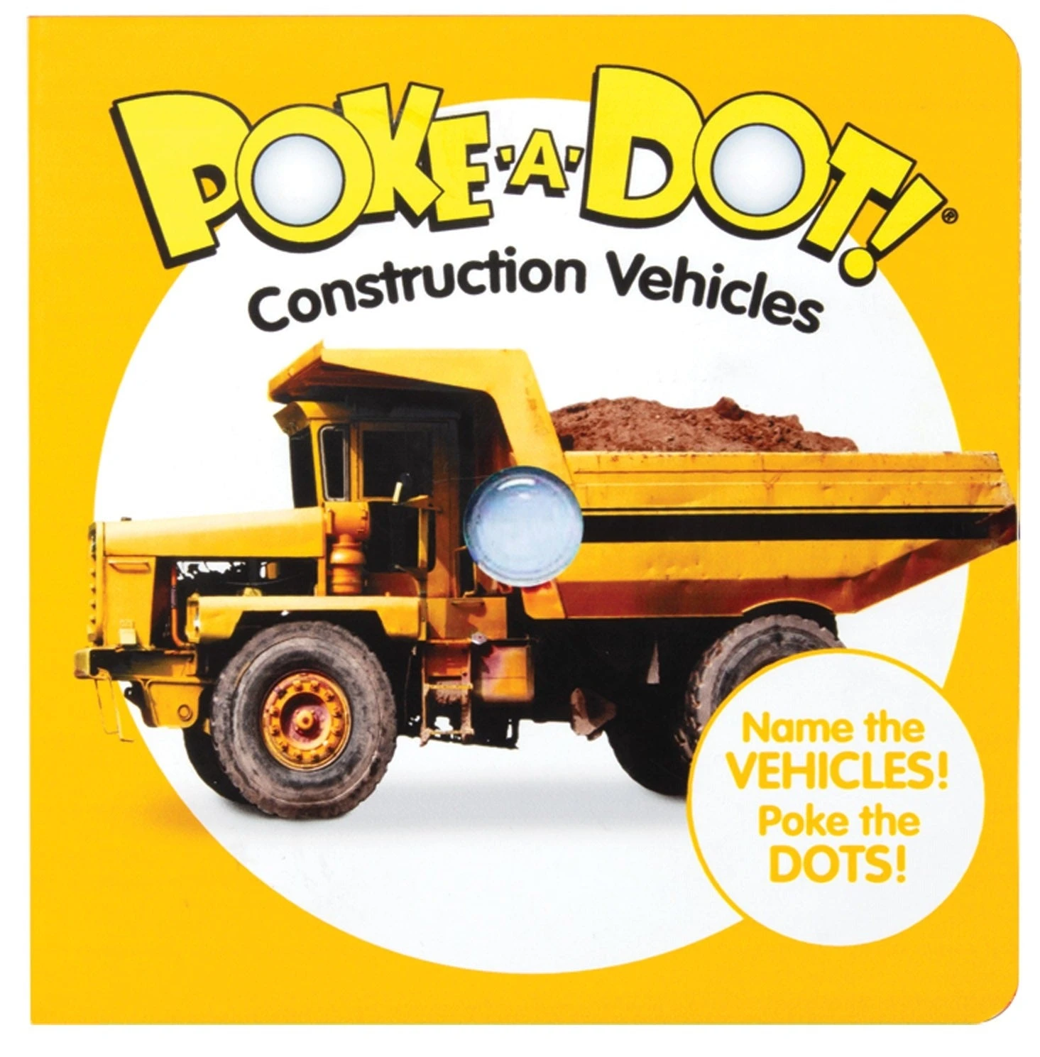 Melissa & Doug Poke-A-Dot Construction Vehicles Book