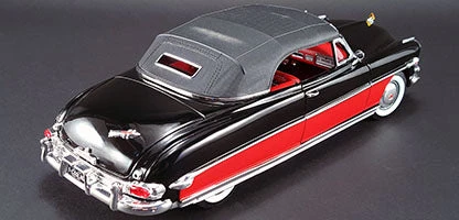 Acme 1/18 1952 Hudson Hornet Convertible Black/Red - Image 2