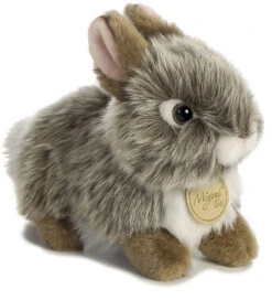Miyoni Tots - 7" Baby Bunny Grey