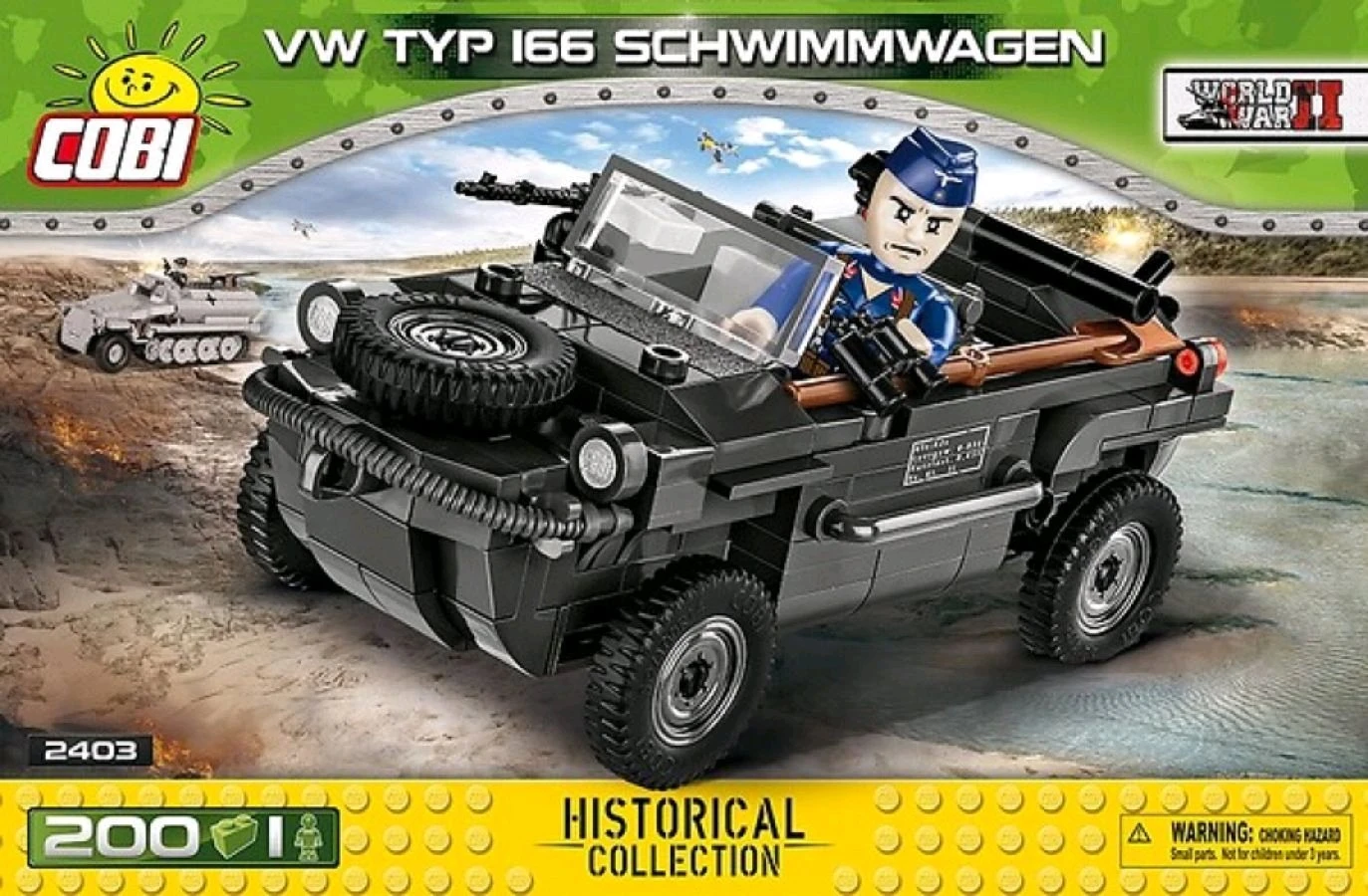 VW Typ 166 Schwimmwagen 200 Pieces