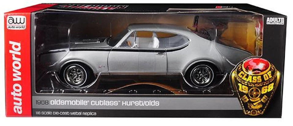 Auto World 1/18 1968 Oldsmobile Cutlass Hurst/Olds "Class Of 68" 50th Anniversary - Image 3