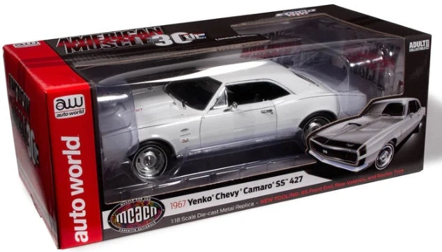 Auto World 1/18 1967 Chevrolet Camaro Hardtop Yenko - Image 2