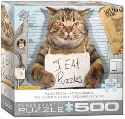 Eurographics Felony Cat 500pc Puzzle