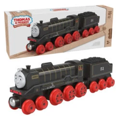 Fisher Price Thomas & Friends Wooden Railway Hiro Train, Engine And Coal Car