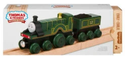 Fisher Price Thomas & Friends Wooden Railway Emily Engine And Coal Car