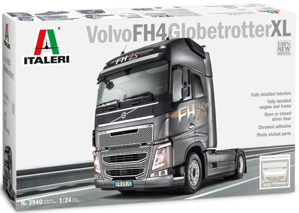 Italeri 1/24 2014 Volvo FH4 Globetrotter XL Tractor Cab