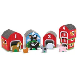 Melissa & Doug Nesting & Sorting Barns & Animals