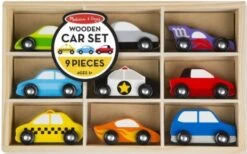 Melissa & Doug Wooden Cars Set