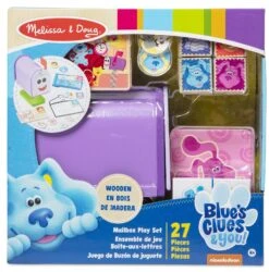Melissa & Doug Blues Clues Wooden Mailbox Play Set