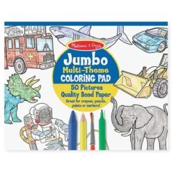 Melissa & Doug Jumbo Coloring Pad Blue 11x14"