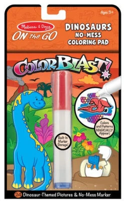 Melissa & Doug On The Go - ColorBlast No-Mess Coloring Pad - Dinosaurs