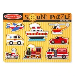 Melissa & Doug Vehicles Sound Puzzle