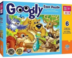 Woodland Animals Googly Eyes 48pc Puzzle