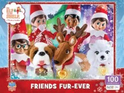 Elf On A Shelf Friends Furever 100pc Puzzle