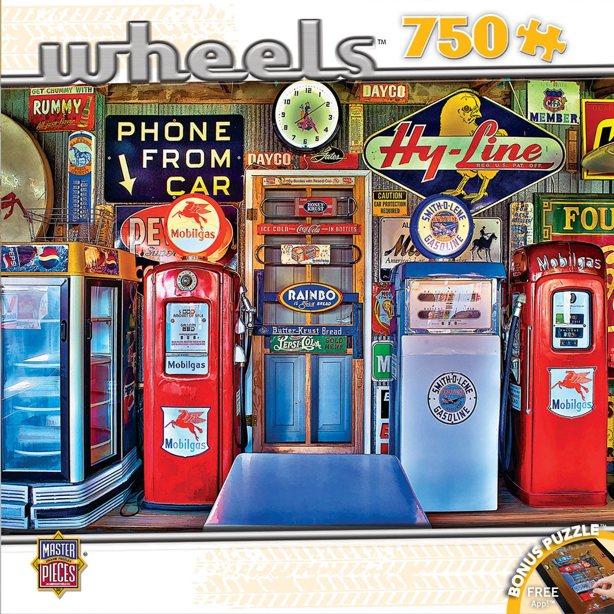 Wheels Classic Gas 750pc Puzzle