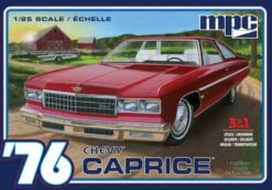 MPC 1/25 1976 Chevy Caprice With Trailer 2T