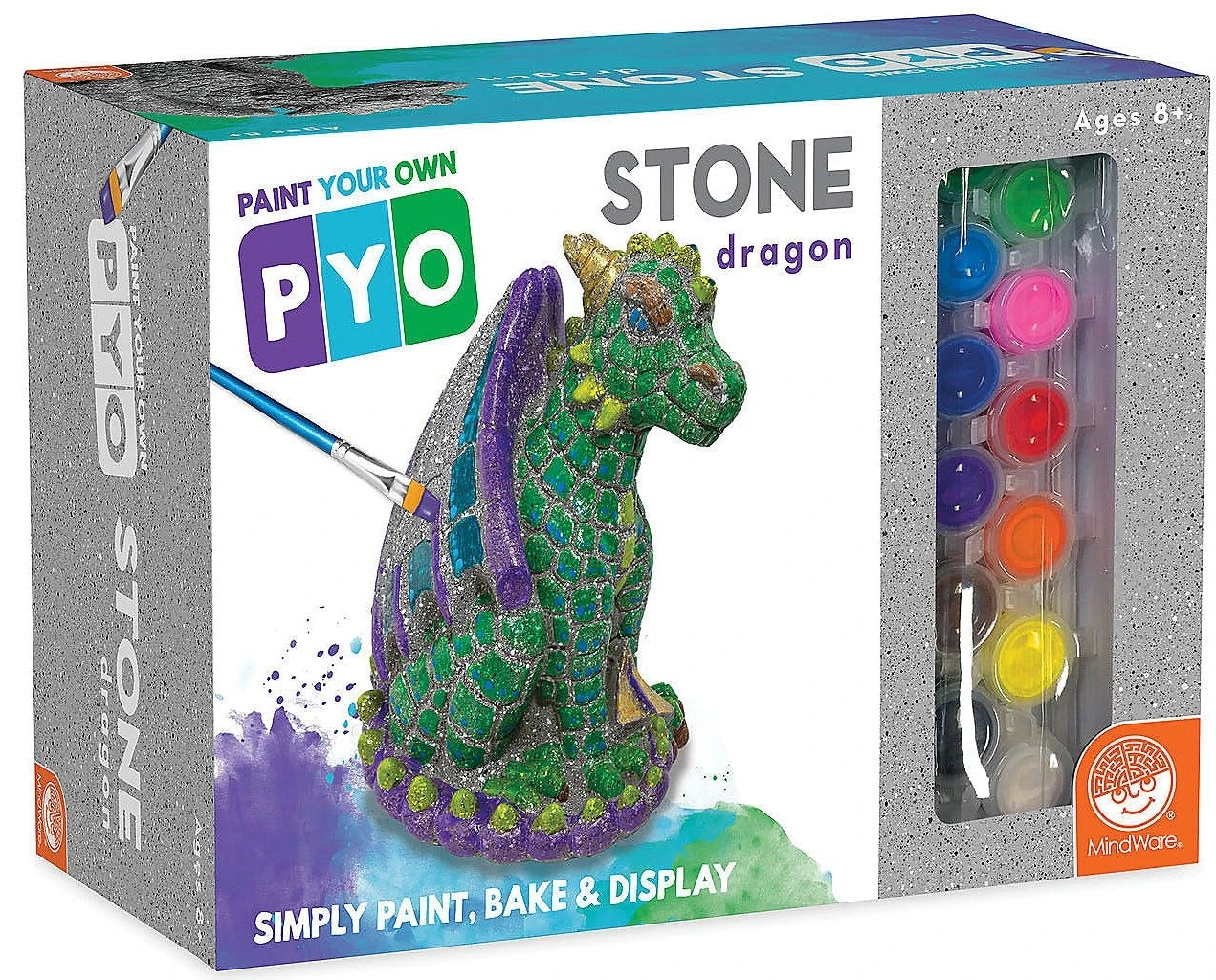 MindWare Paint Your Own Stone Dragon