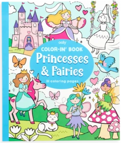 Ooly Color-In Book Princess & Fairies