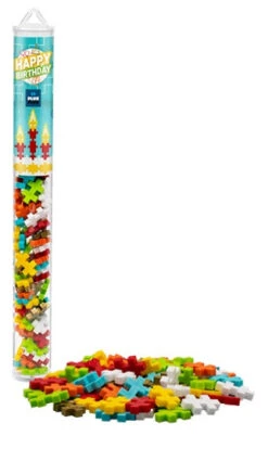PLUS-PLUS Plus Plus Happy Birthday Tube