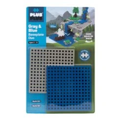 PLUS-PLUS Plus Plus Baseplate Duo - Gray And Blue