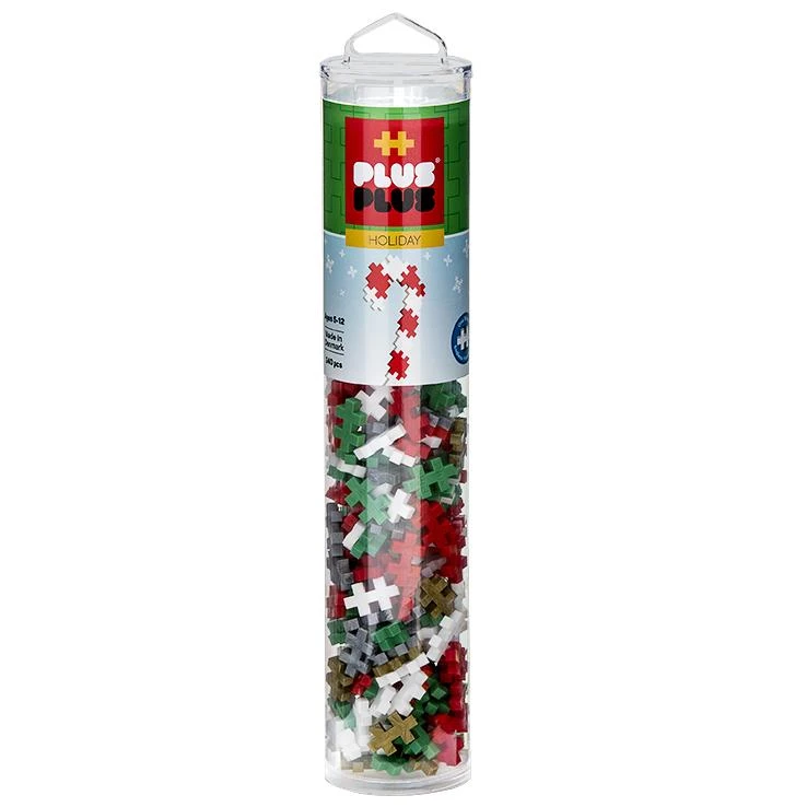 PLUS-PLUS Plus Plus Tube 240pc (w/Gold & Silver) Holiday