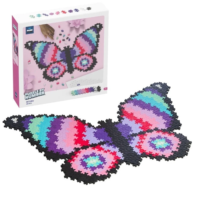 PLUS-PLUS Plus Plus - Puzzle By Number - Butterfly 800pc