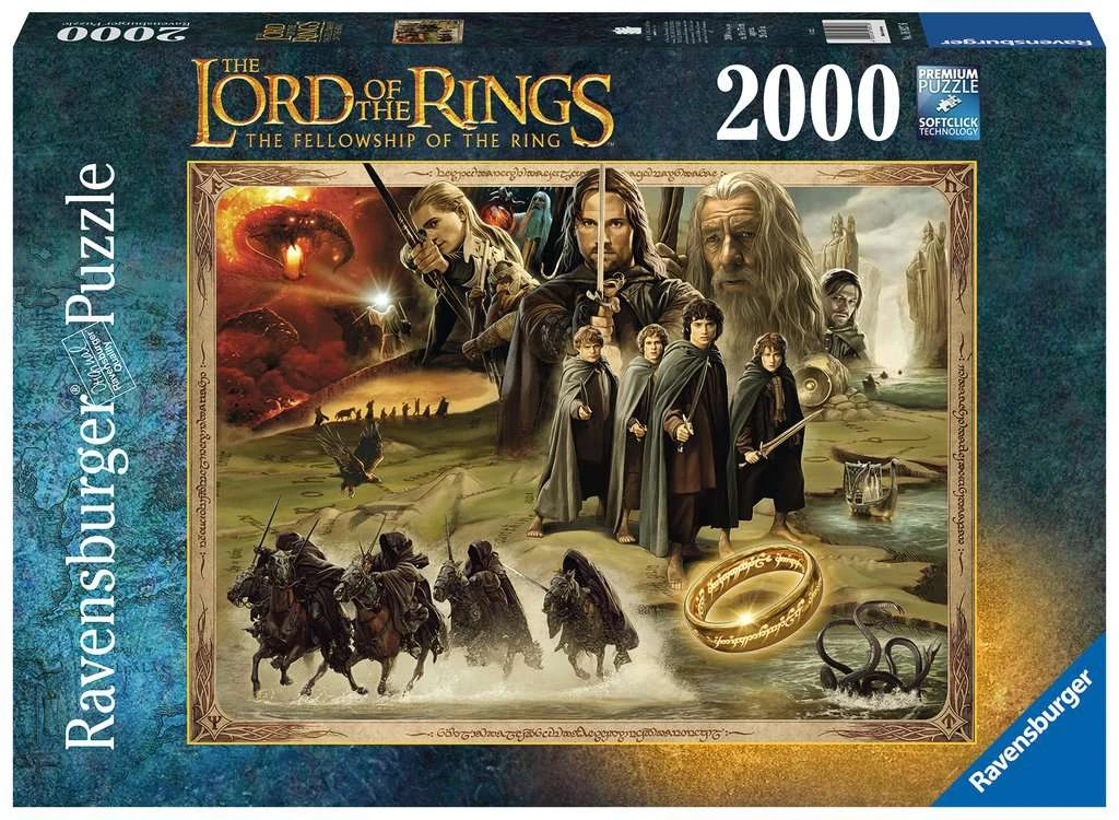 Ravensburger LotR Fellowship Ring 2000pc Puzzle