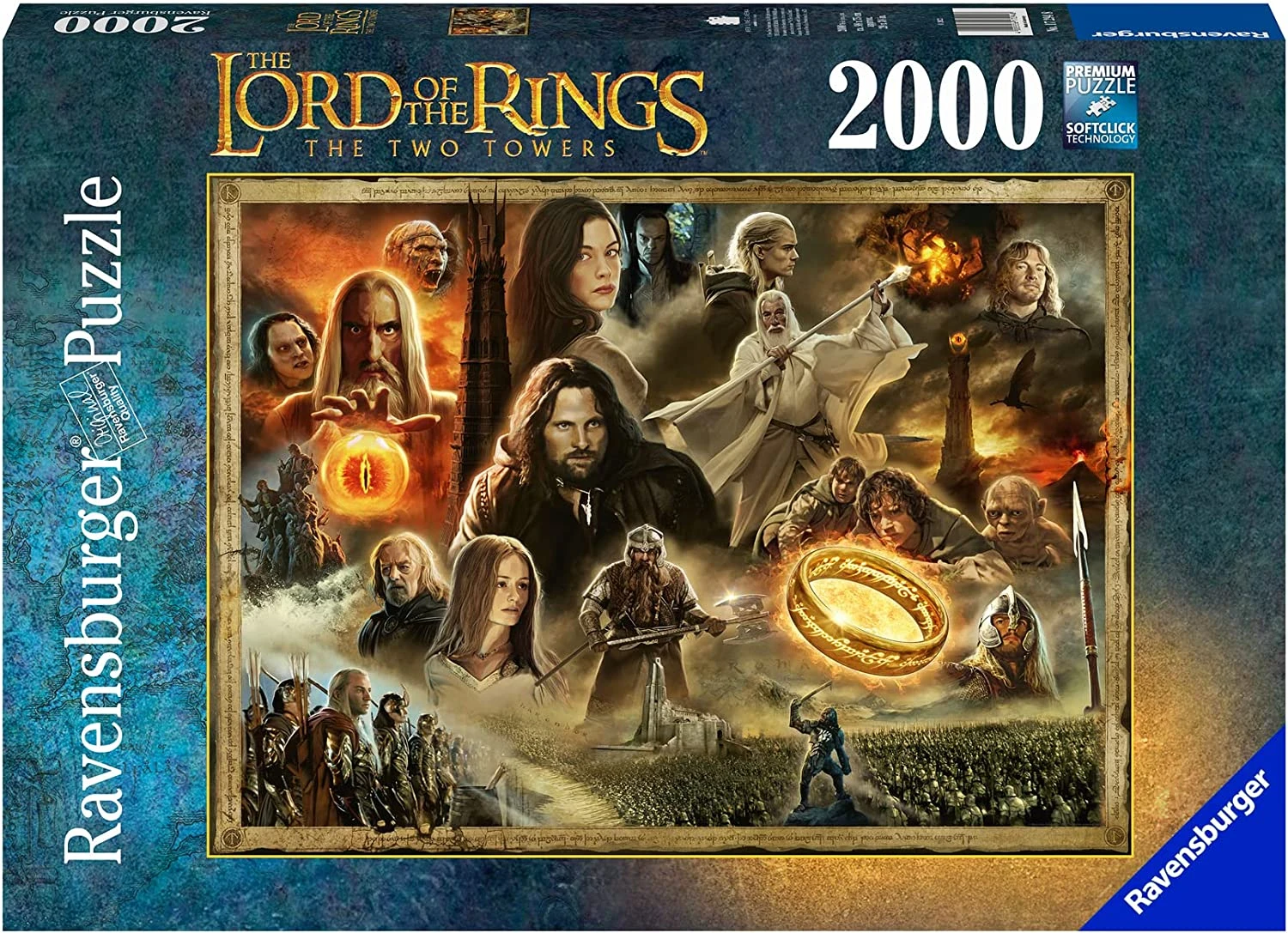 Ravensburger The Lord Of The Rings: The Two Towers 2000pc Puzzle
