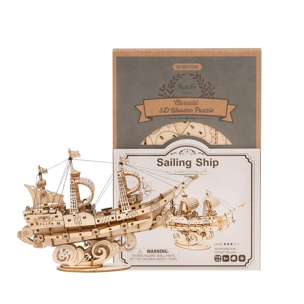 Robotime Sailling Ship Laser Cut Wood Kits - Image 2