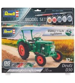 Revell 1/24 Deutz D30 Tractor With Paint Snap Together