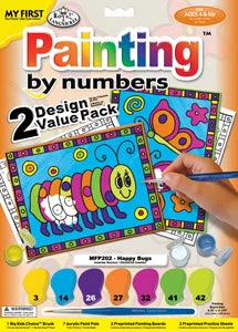 Royal Brush My First Paint By Number Happy Bugs