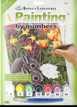 Royal Brush Paint By Number Junior Small Spring Bunnies