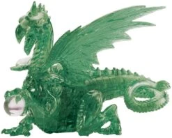 University Games Dragon Green Deluxe Crystal Puzzle
