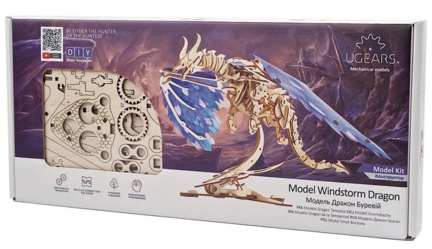 UGears Windstorm Dragon Mechanical Model Kit - Image 2