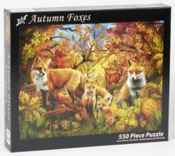 Autumn Foxes 550pc Puzzle