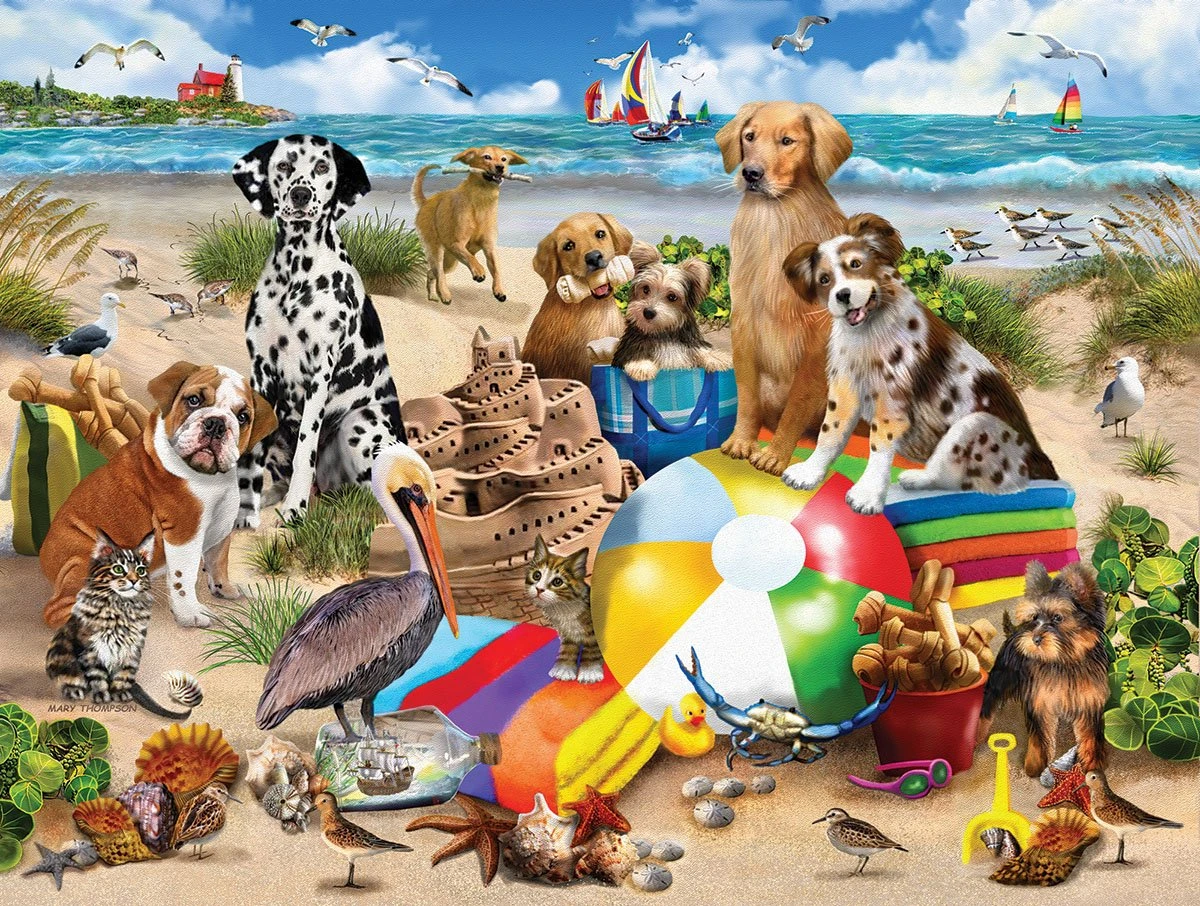 Beach Buddies 550pc Puzzle - Image 2