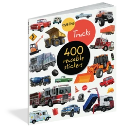 Eyelike: Trucks Reusable Stickers