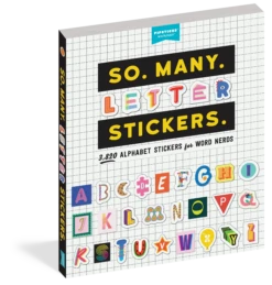 So. Many. Letter. Stickers Book