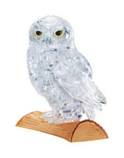 University Games White Owl 3D Crystal Puzzle