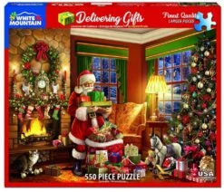 Delivering Gifts 550pc Puzzle