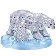 University Games Polar Bear 3D Crystal Puzzle