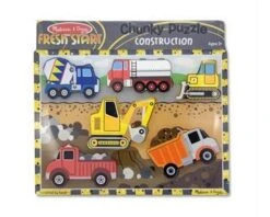 Melissa & Doug Construction Chunky Puzzle