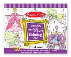 Melissa & Doug Jumbo Coloring Pad Princess & Fairy